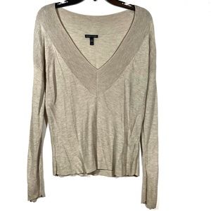 Eileen Fisher Lighweight V-Neck Sweater Tencel/Silk Blend 
Size Small